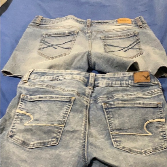 American Eagle & Aeropostale Jean shorts size 6 - Picture 1 of 7